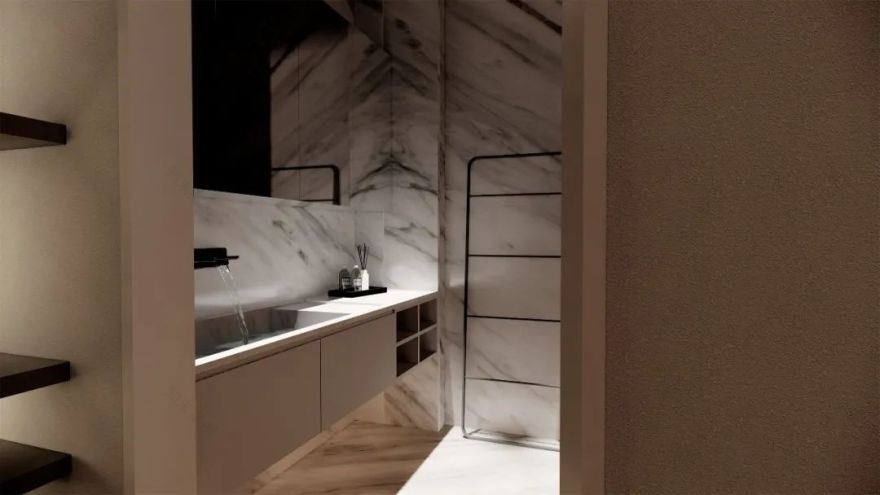 彭博设计 | H 宅 | 现代简约,互动生活-57