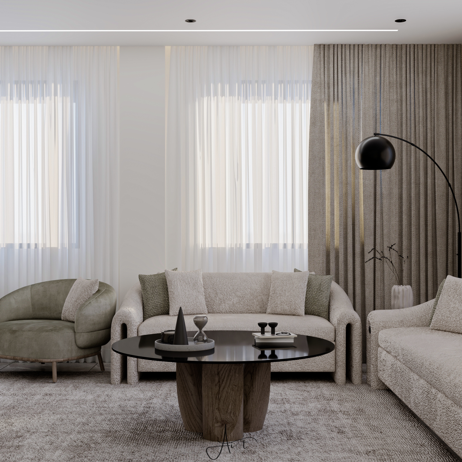 تصميم داخلي لمنزل موردين-3