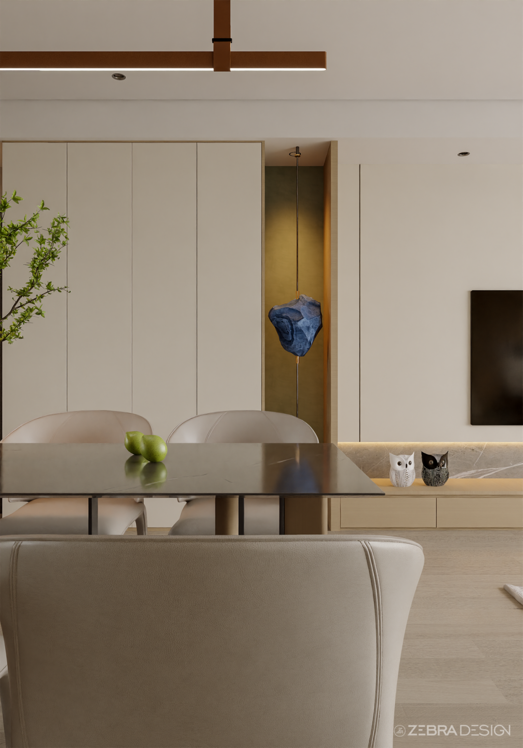 往·来 · 极简温馨的居住空间设计丨中国桂林丨斑马设计事务所-4