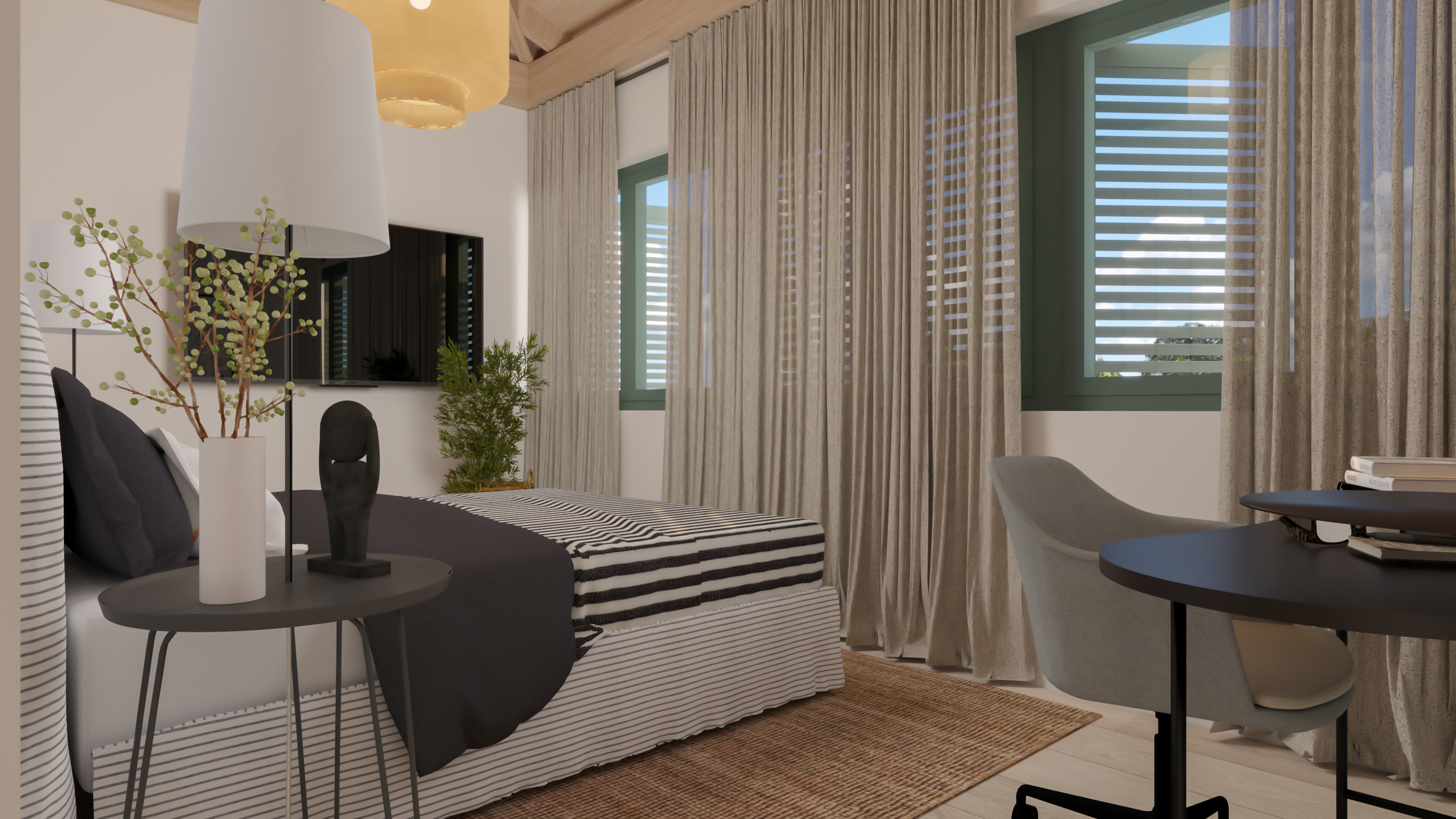 Bedroom with Bathroom-1