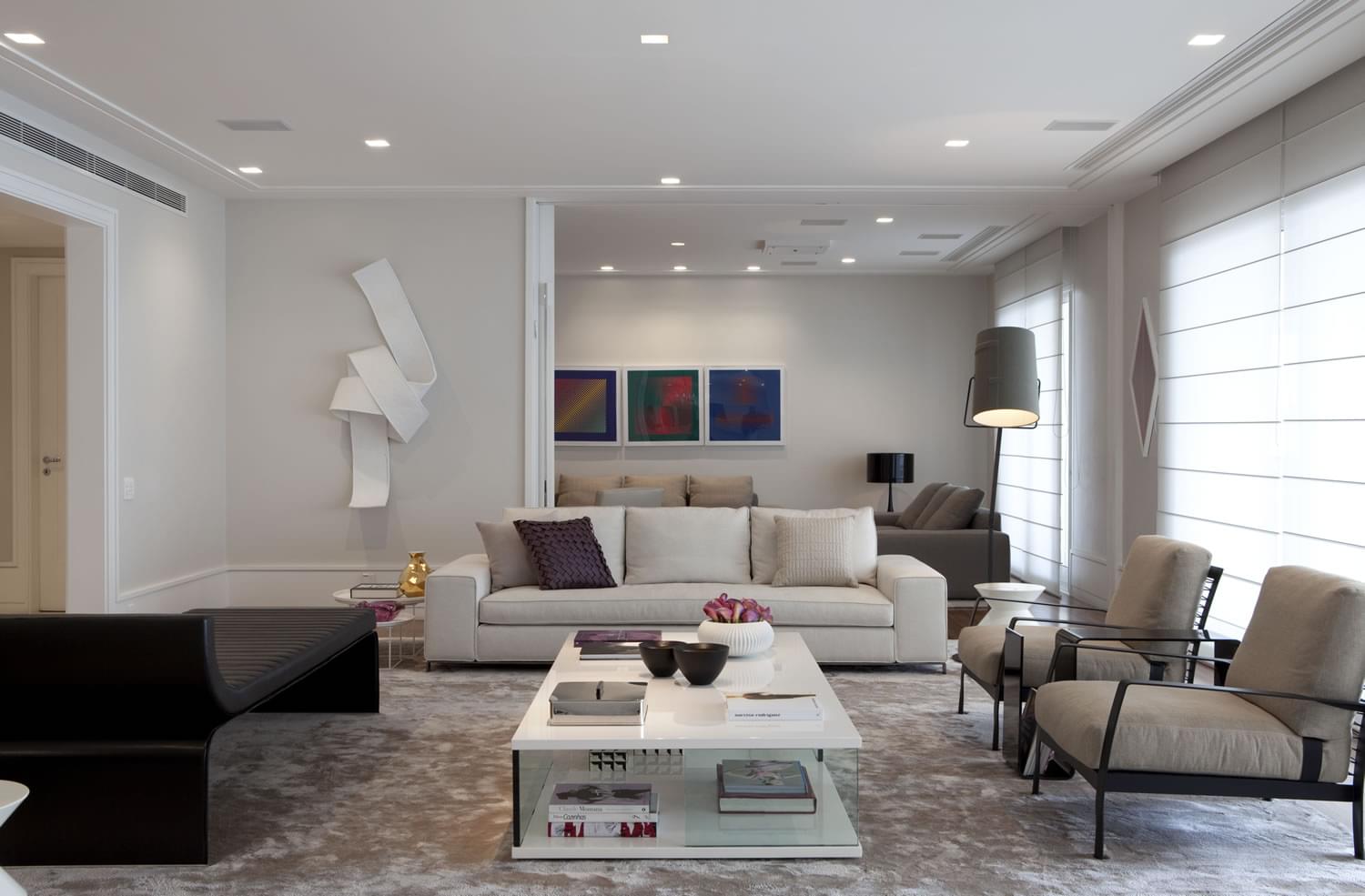 巴西圣保罗简约公寓设计-1