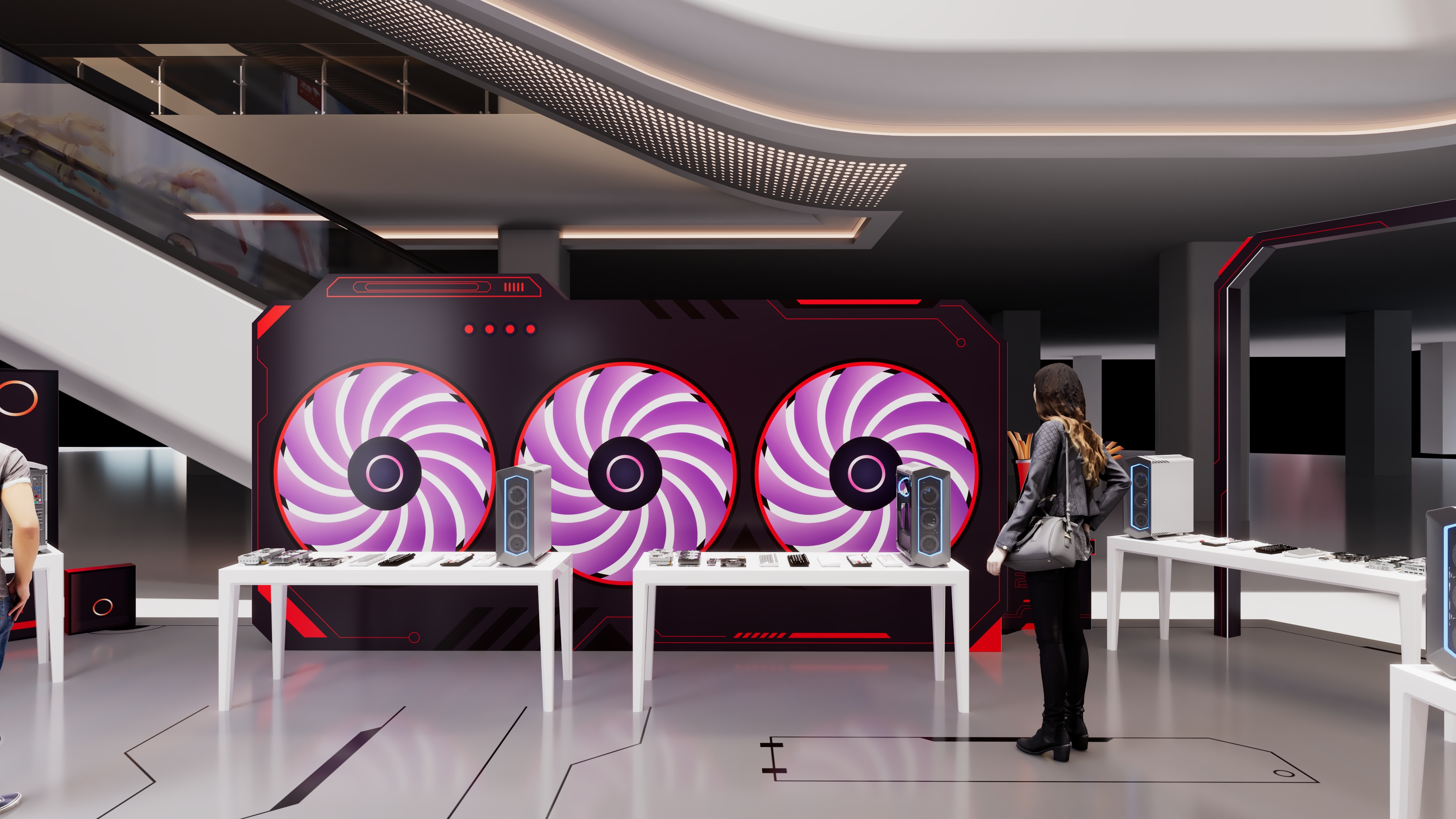 电脑装机美陈展示-5