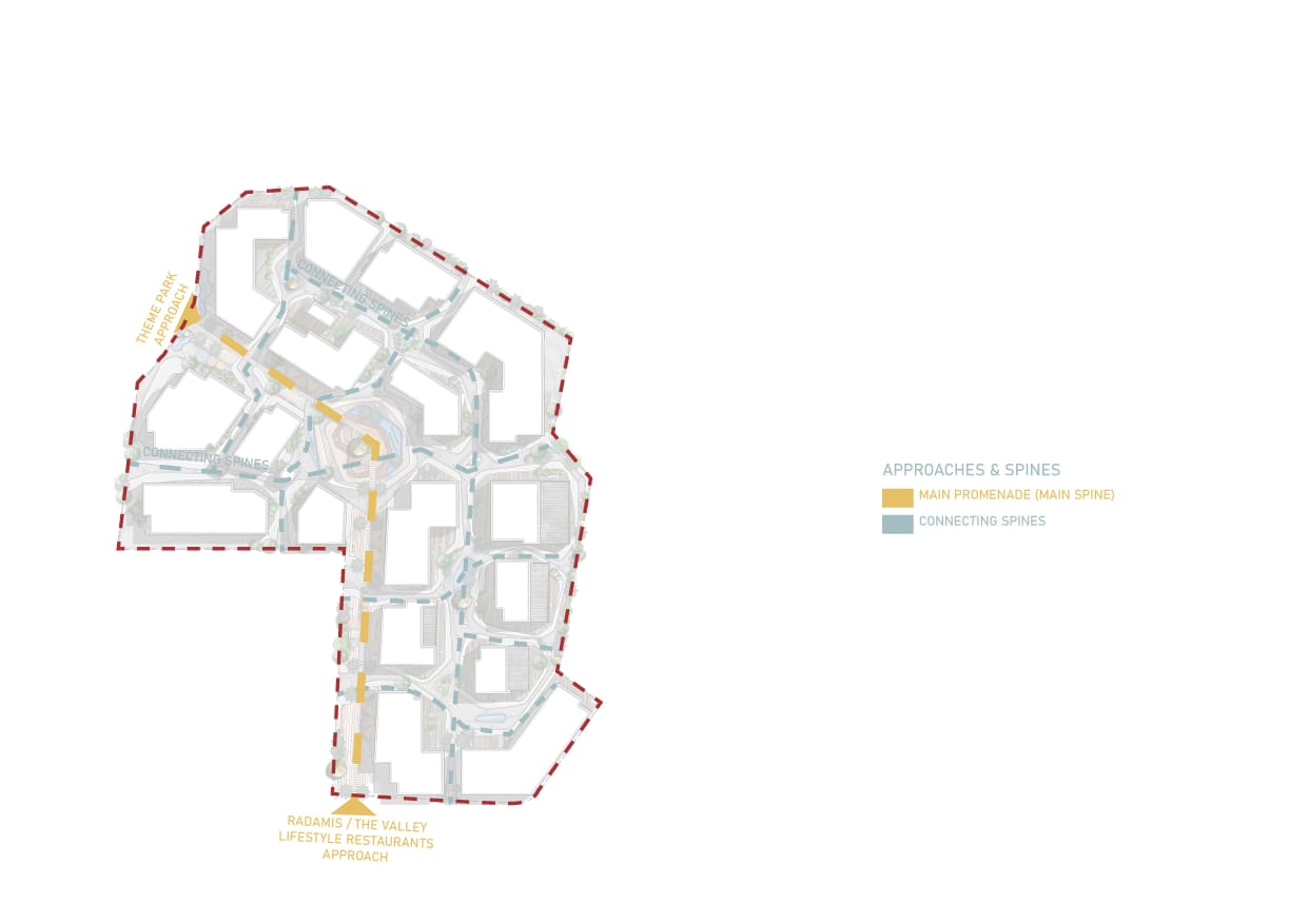 Luxurious hotel adjacent commercial strip zone-4