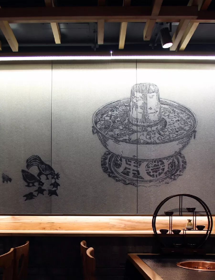 新中式风格火锅店设计 | 京涮火锅-40