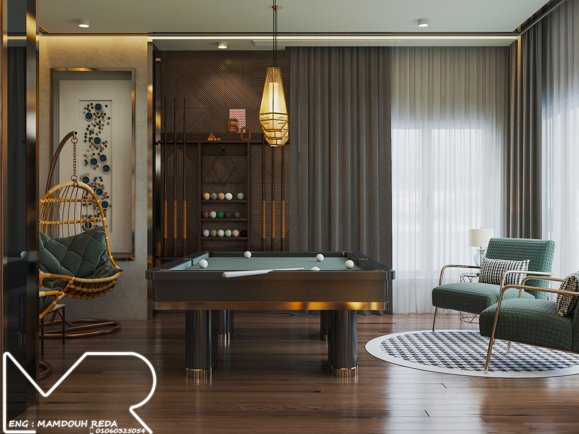 娱乐室设计丨沙特阿拉伯-7