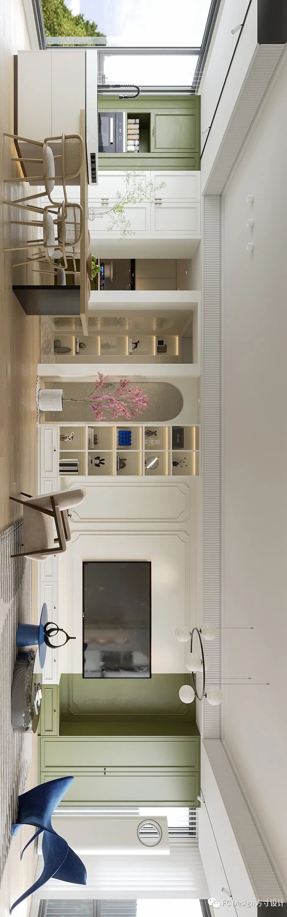 桂林•彰泰郡 · 奶油法式风格的温馨之家丨中国桂林丨方寸设计事务所-24