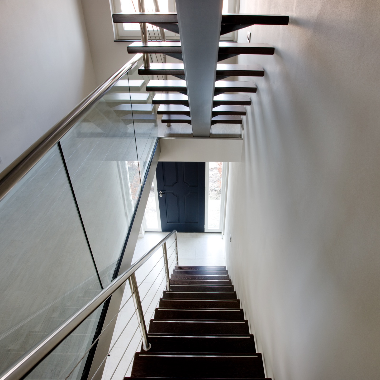 Stairwell with floating steps-13