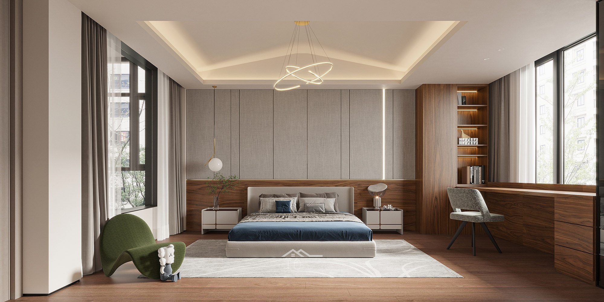 山水之间 · 王艳打造的艺术化别墅空间丨中国无锡丨深白空间设计事务所-27