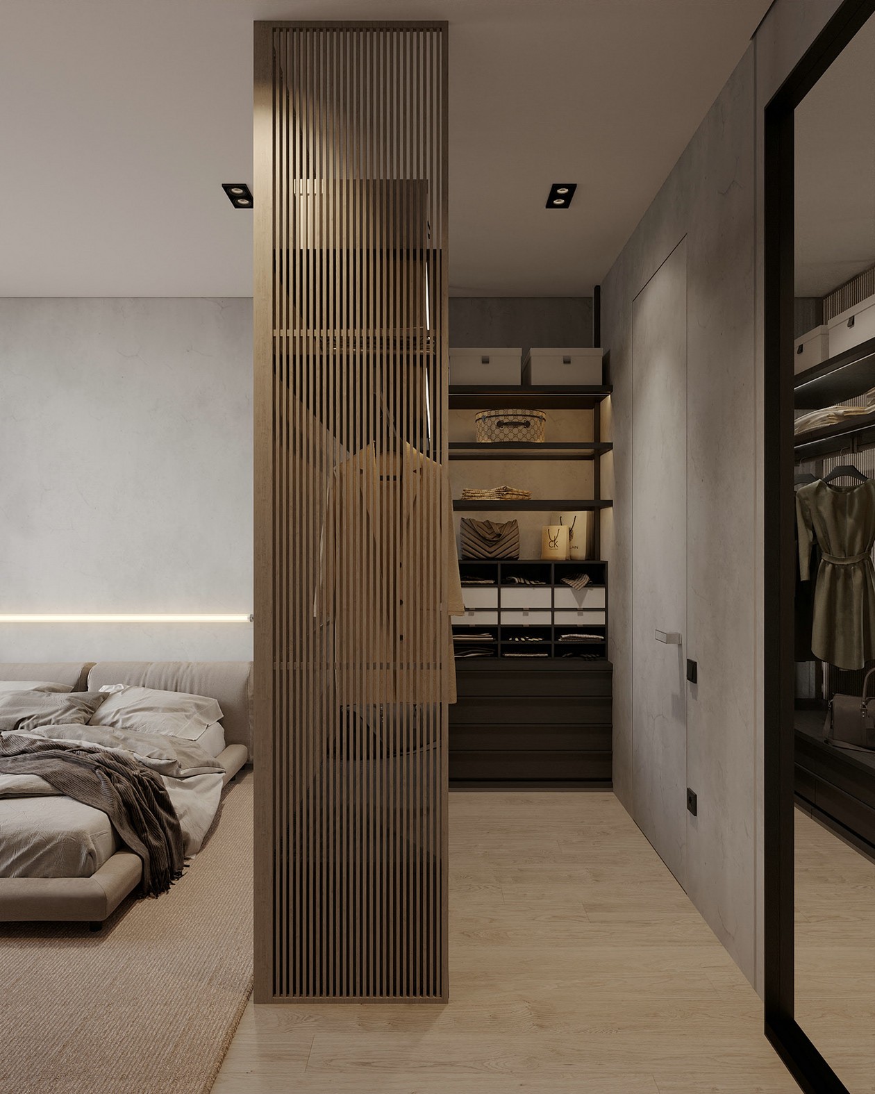 120 平北欧风暖色系日景夜景设计案例-25