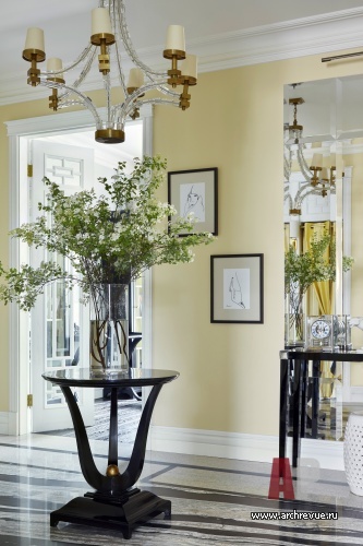 莫斯科 Патриарших прудах带阁楼的两层公寓设计丨俄罗斯莫斯科丨Зольтманн Инна-12