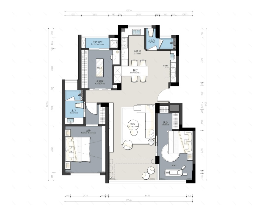 珠海翠湖香山117㎡ · 奇点设计丨中国珠海-68