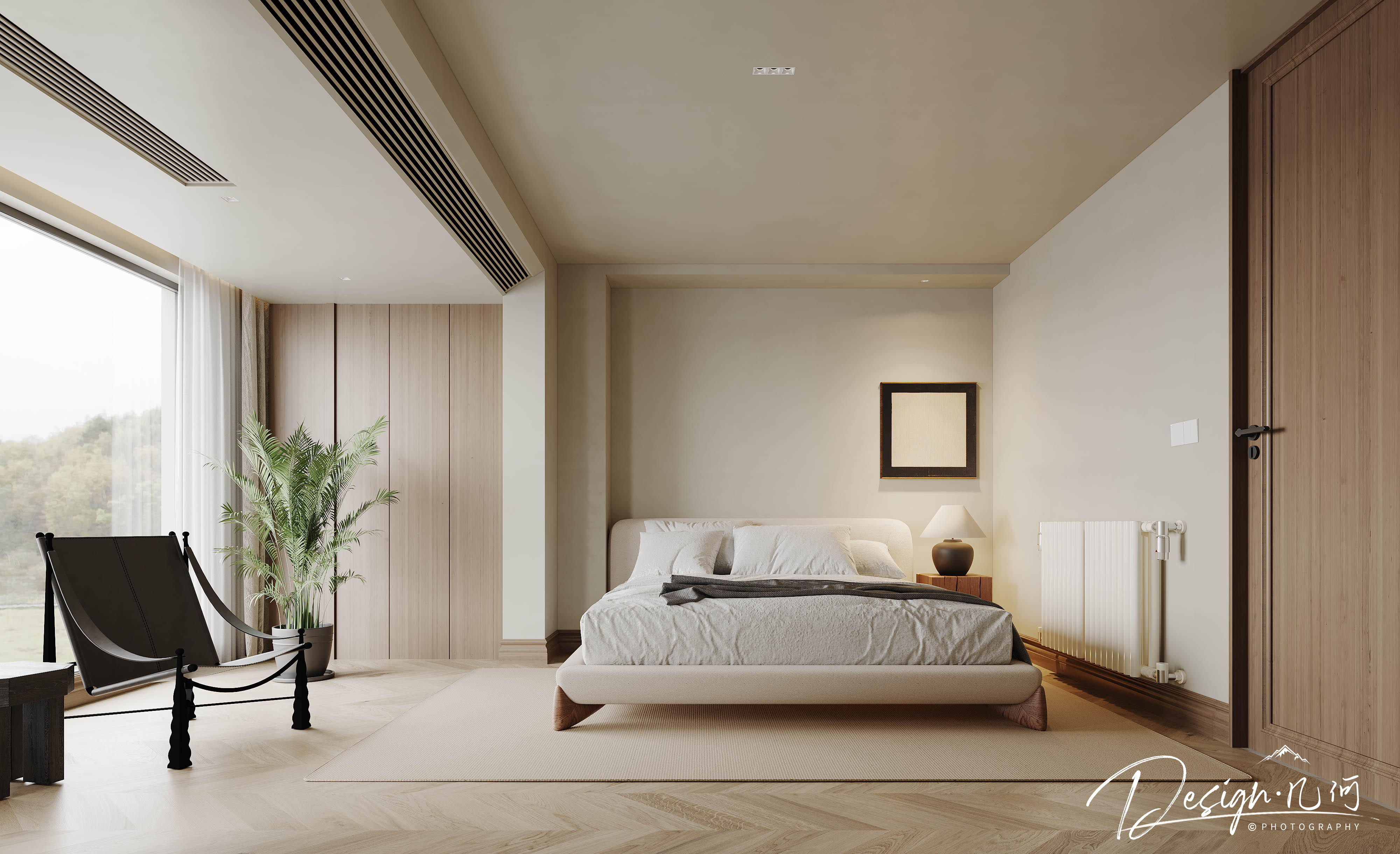 几何空间视觉表现 | 国建红郡中古风客餐厅-43