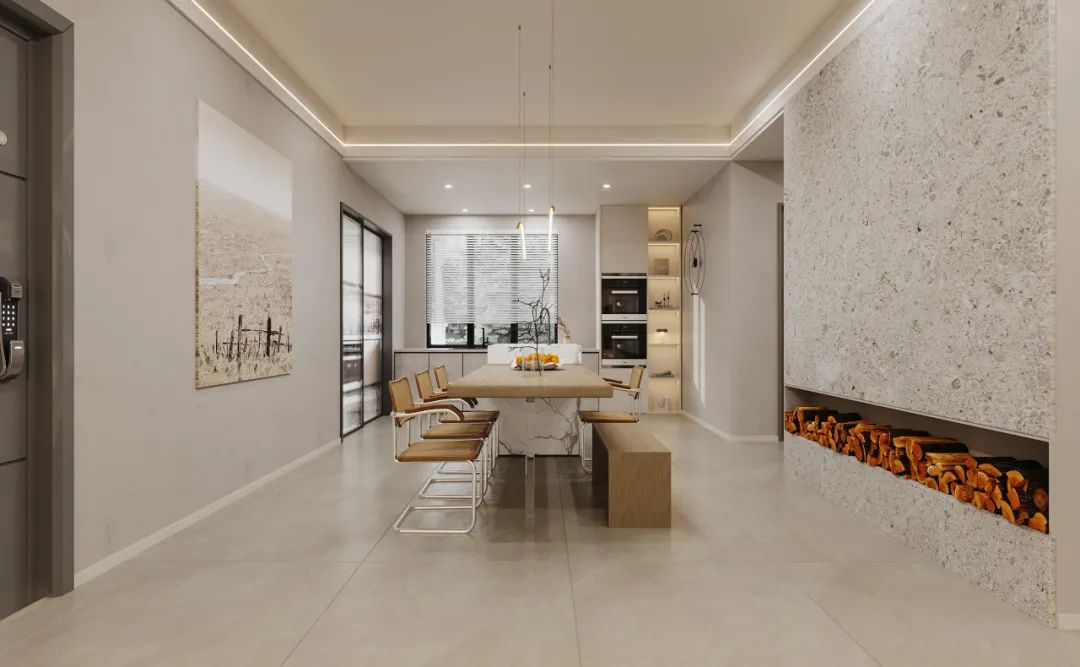 治愈奶油风·峰上名宅-5