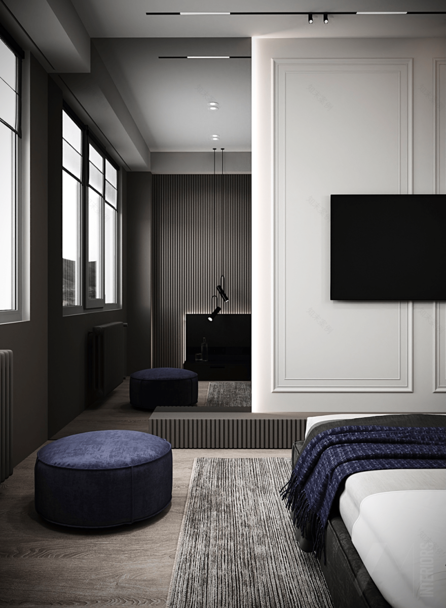 复古色调公寓设计丨意大利室内设计师 Valeria Mahu-33