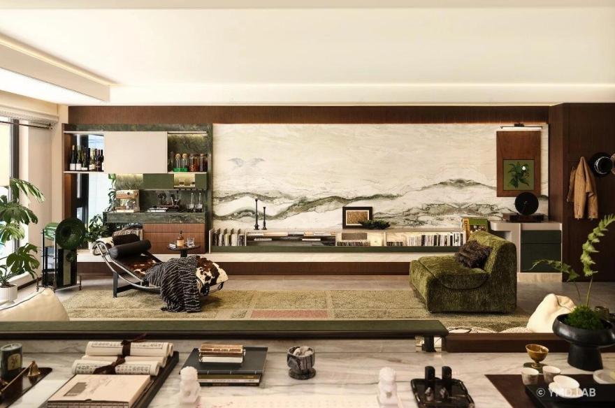 岳蒙设计 · 静默的诗意 在中古风的家里找到治愈感-3