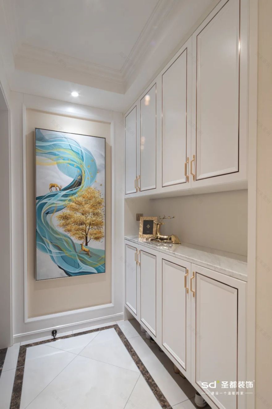 210㎡美式轻奢婚房,父母审美逆袭,犹如艺术馆-26