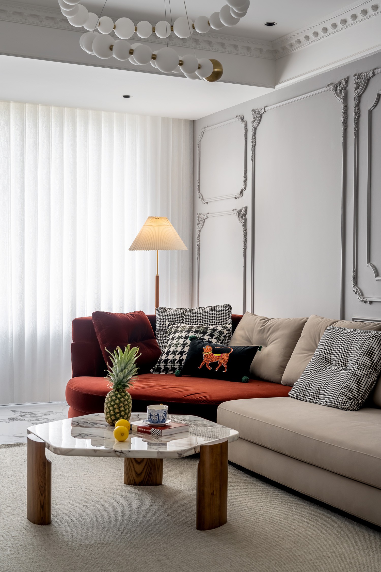 240 平法式混搭家居设计丨中国重庆丨琢信装饰-2