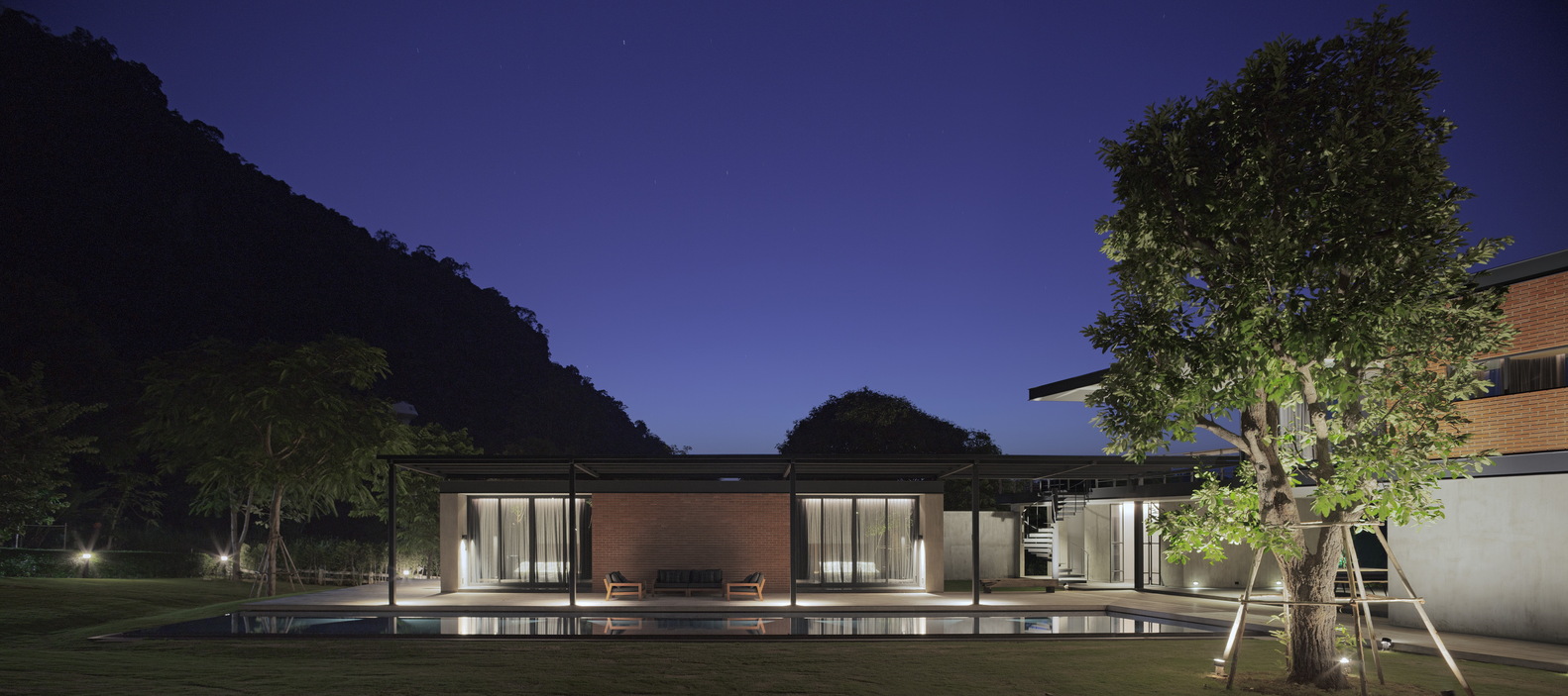 泰国 Khaoyai 度假屋,与自然共生的绿色家园-78