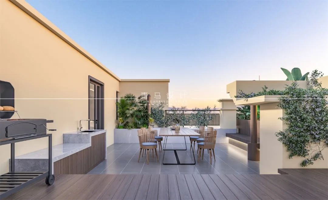 龙湖天钜上叠现代美式别墅丨青马别墅空间设计-76