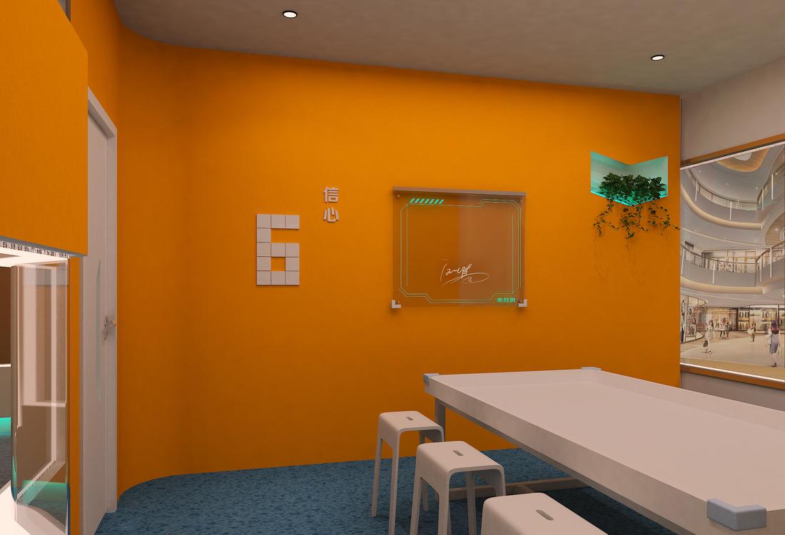 未来科技教育空间丨白色亚克力侠-8