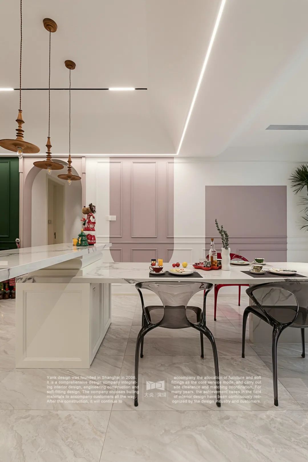 新法式波普风精装房改造丨中国上海丨大炎演绎-48