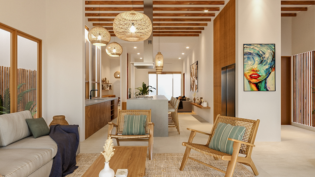 巴厘岛帕穆朗简约主义住宅丨印度亚南丨Own Design-5