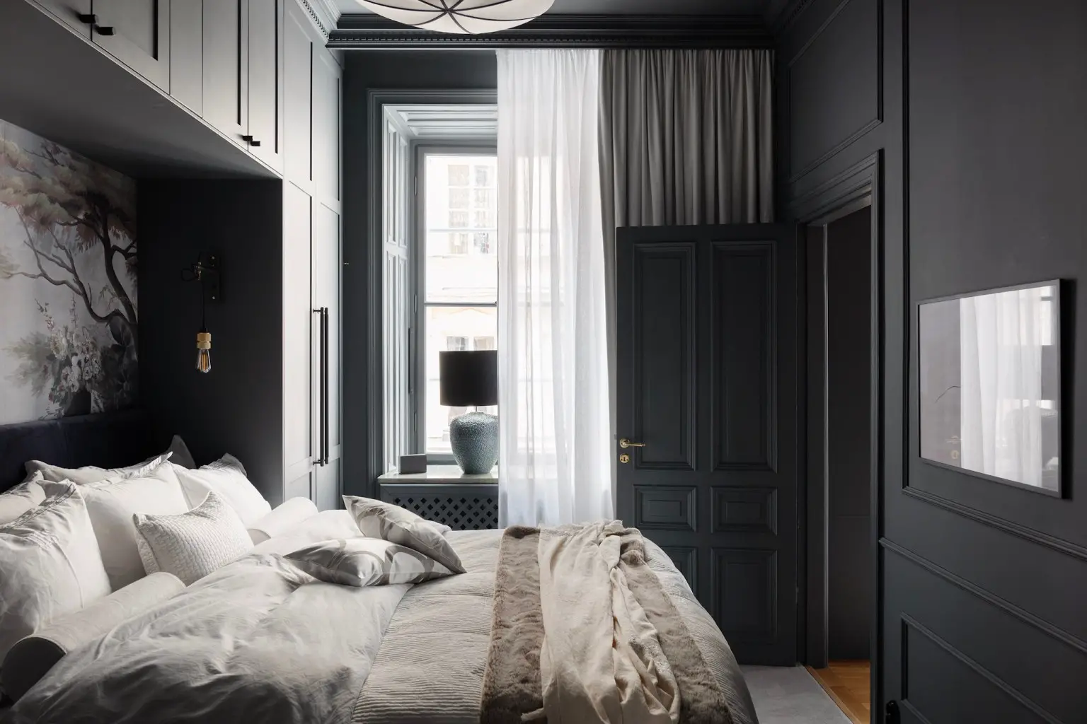 56 平米全黑公寓，颠覆你的想象-15