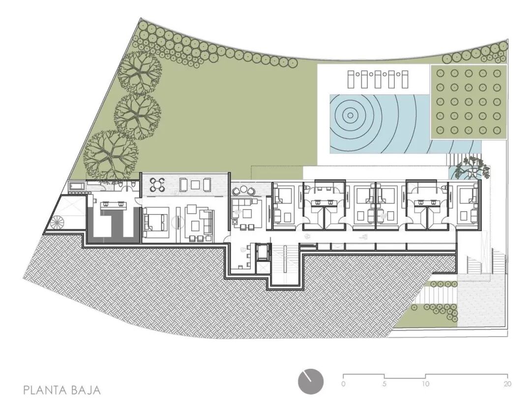 HouseMT|坡地光幕：蒙特雷星环里的悬浮极简主义-27