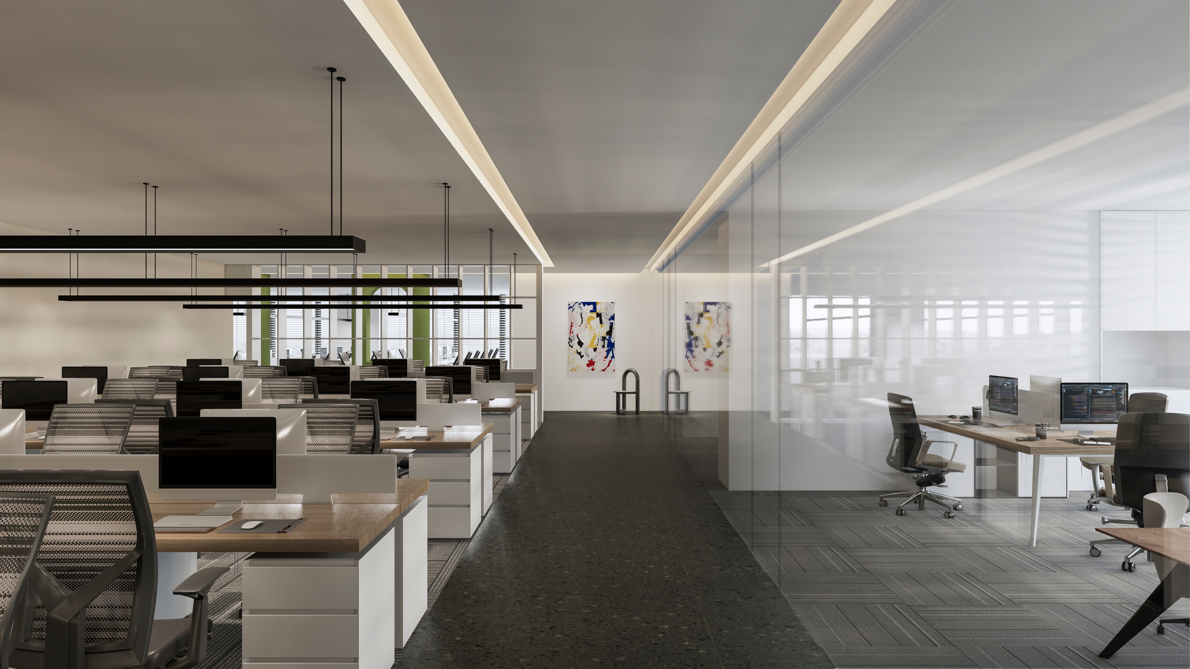 设计事务所  诺仕科技办公空间，方圆之间·别具洞见-13