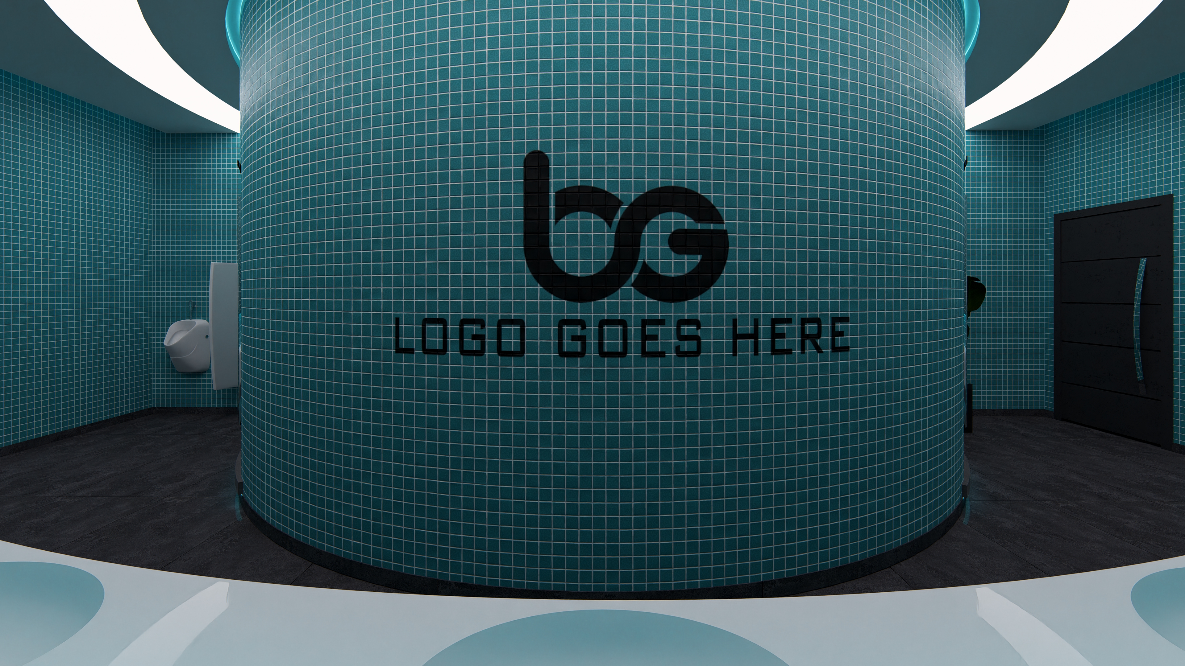 Restrooms I Showers I Lockers Interior design-12