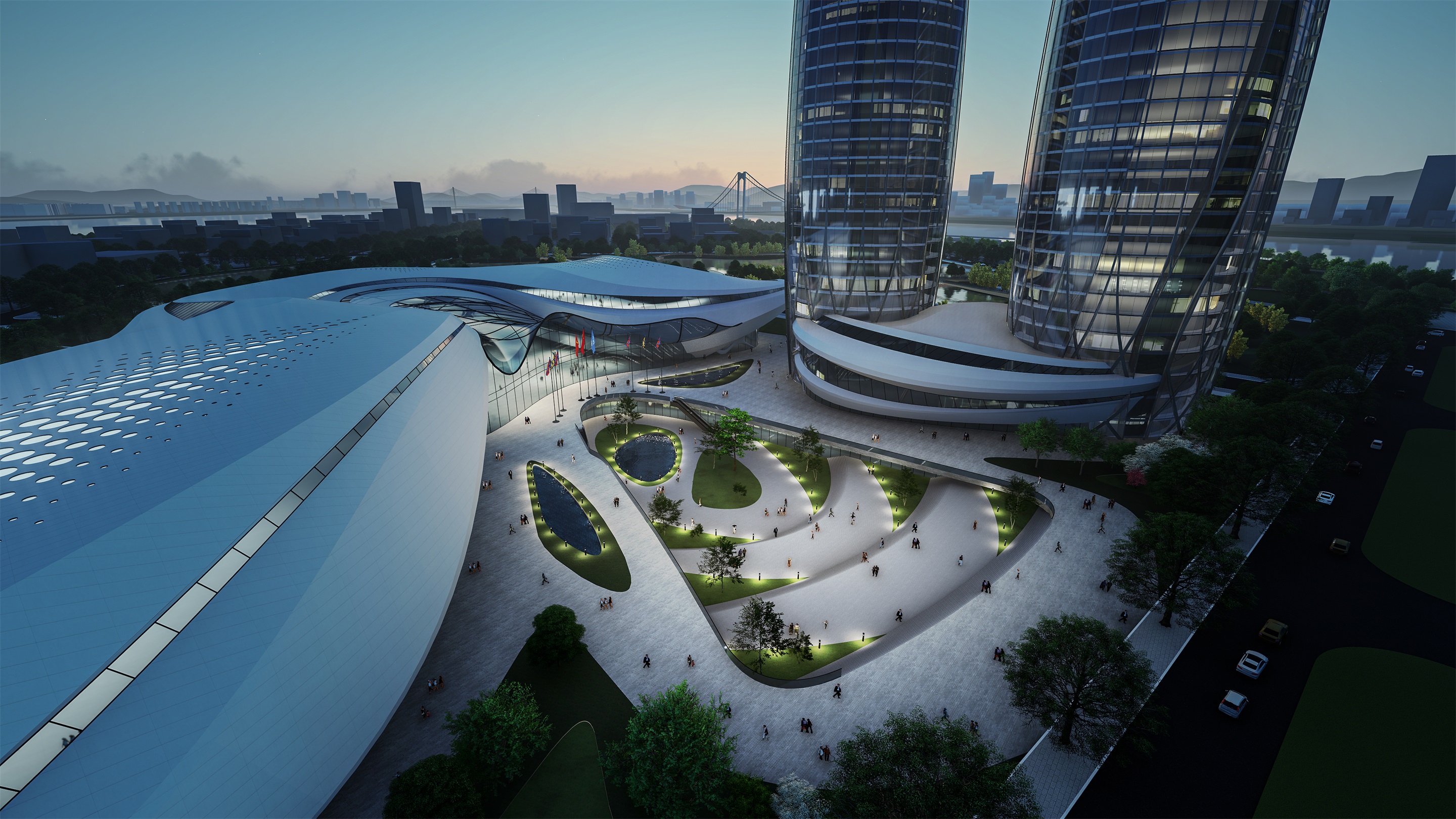 中标方案 | 中国（浙江）自贸试验区小干岛国际会展中心及城市设计 / STI+浙江省院-13