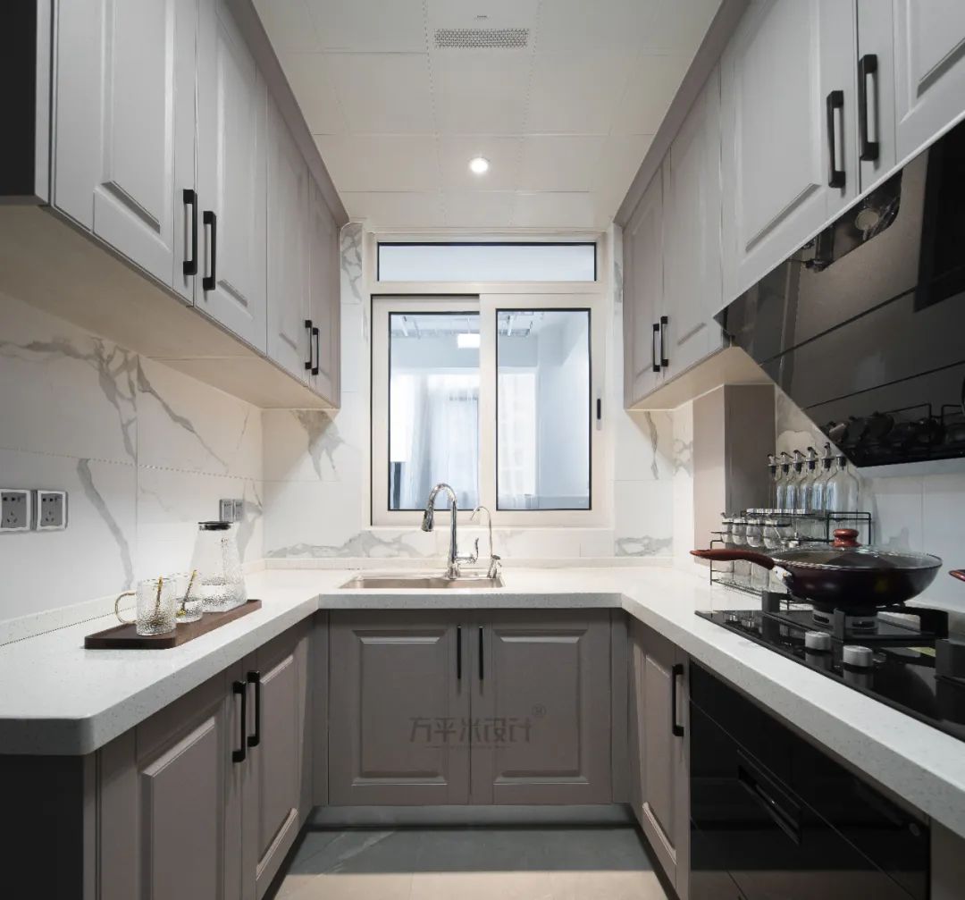 轻美式混搭,粉色温馨的新家设计-43