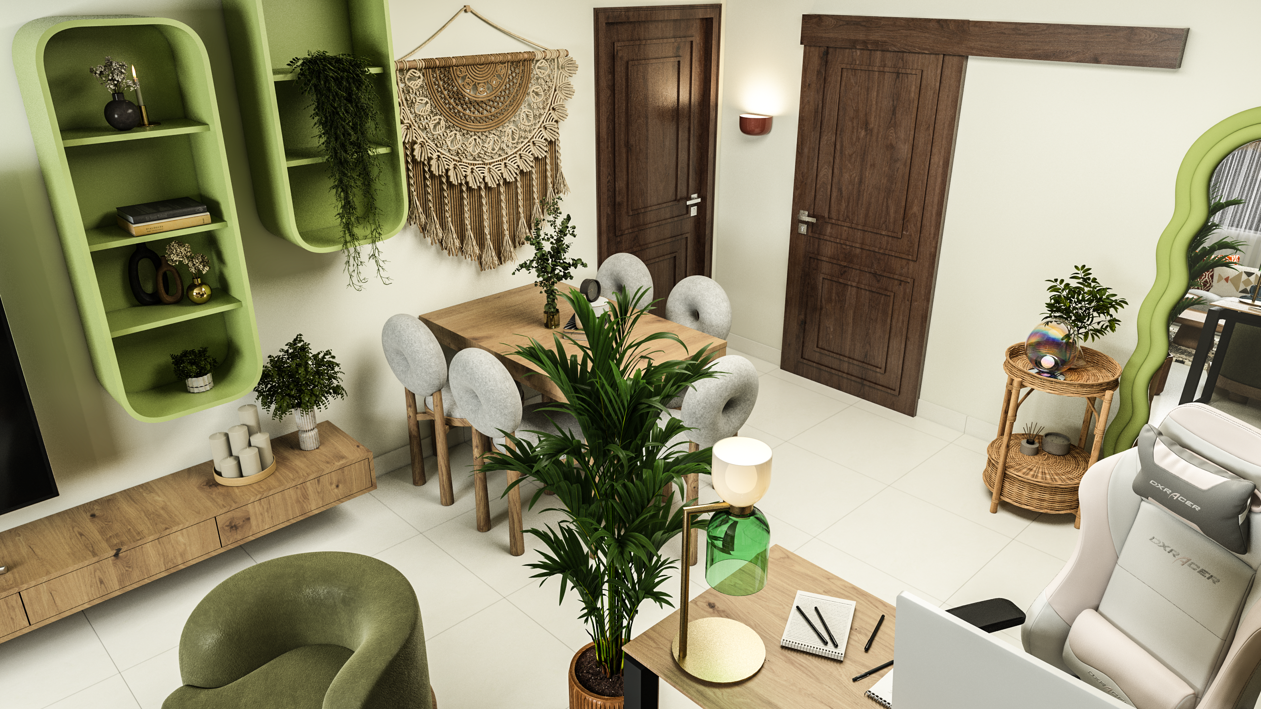 Nordic Style Living（北欧风格生活空间）丨叙利亚大马士革丨Amer Bazna Designs-9