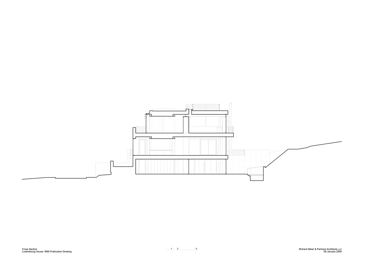 卢森堡 L 型隐居小墅丨richard meier 建筑事务所-19