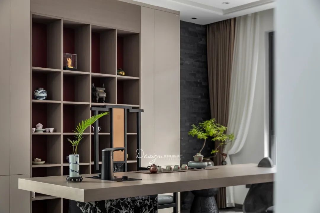 云康园简约中式设计丨紫苹果装饰集团-85