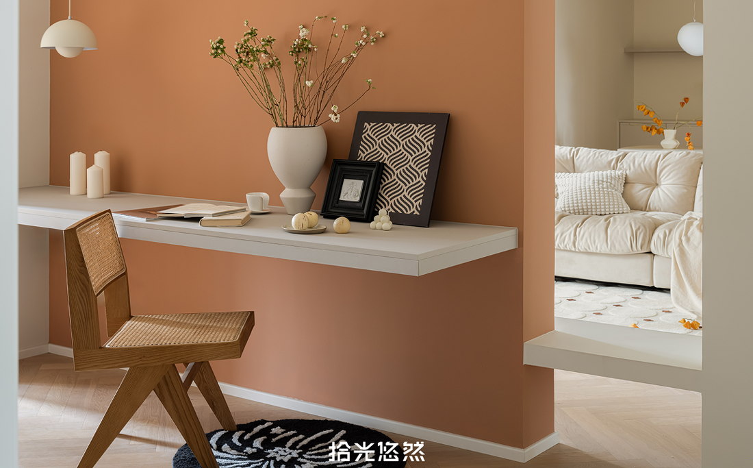 奶油风一人居设计-19