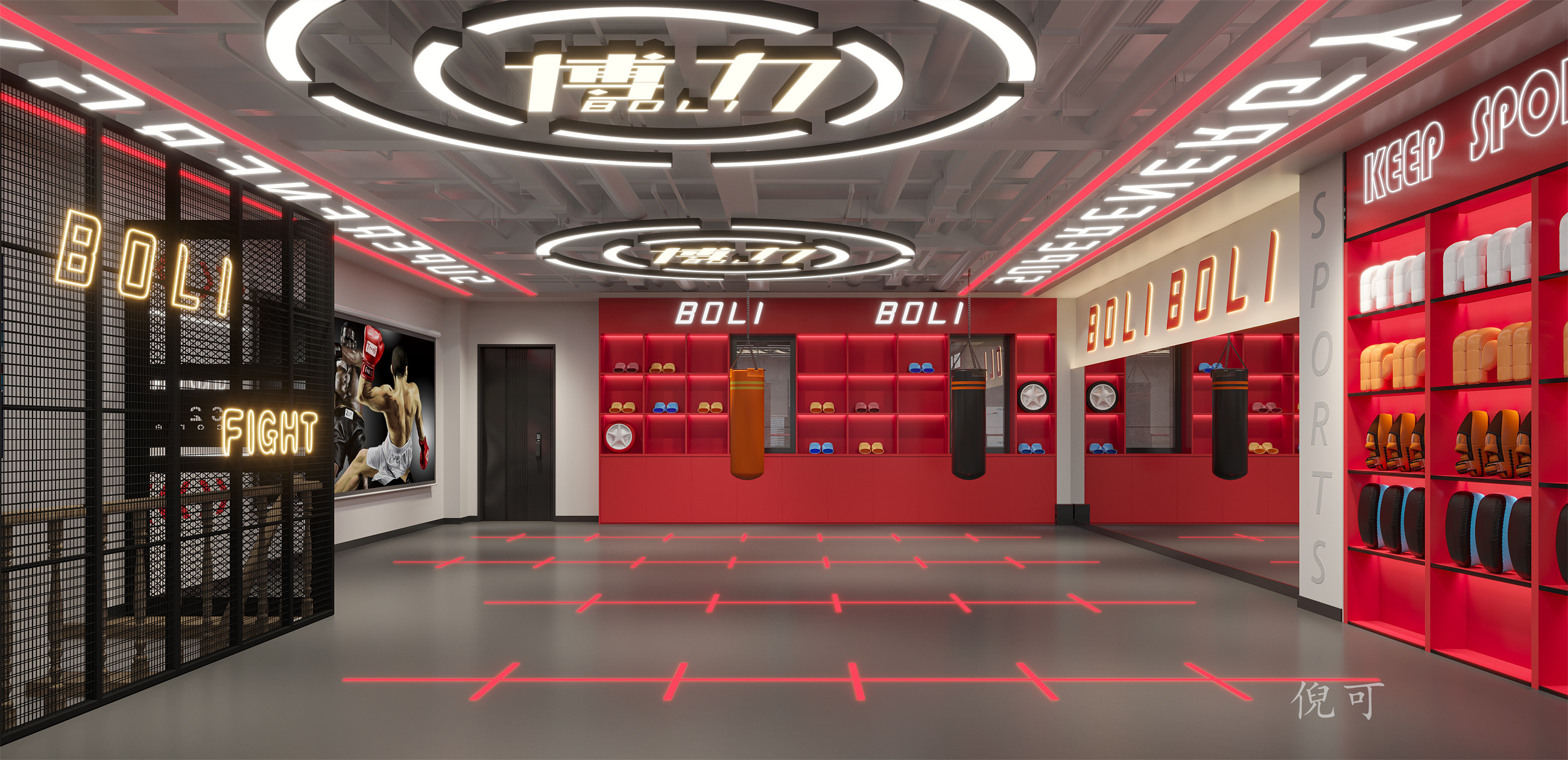 跆拳道馆设计|力与美的结合-4
