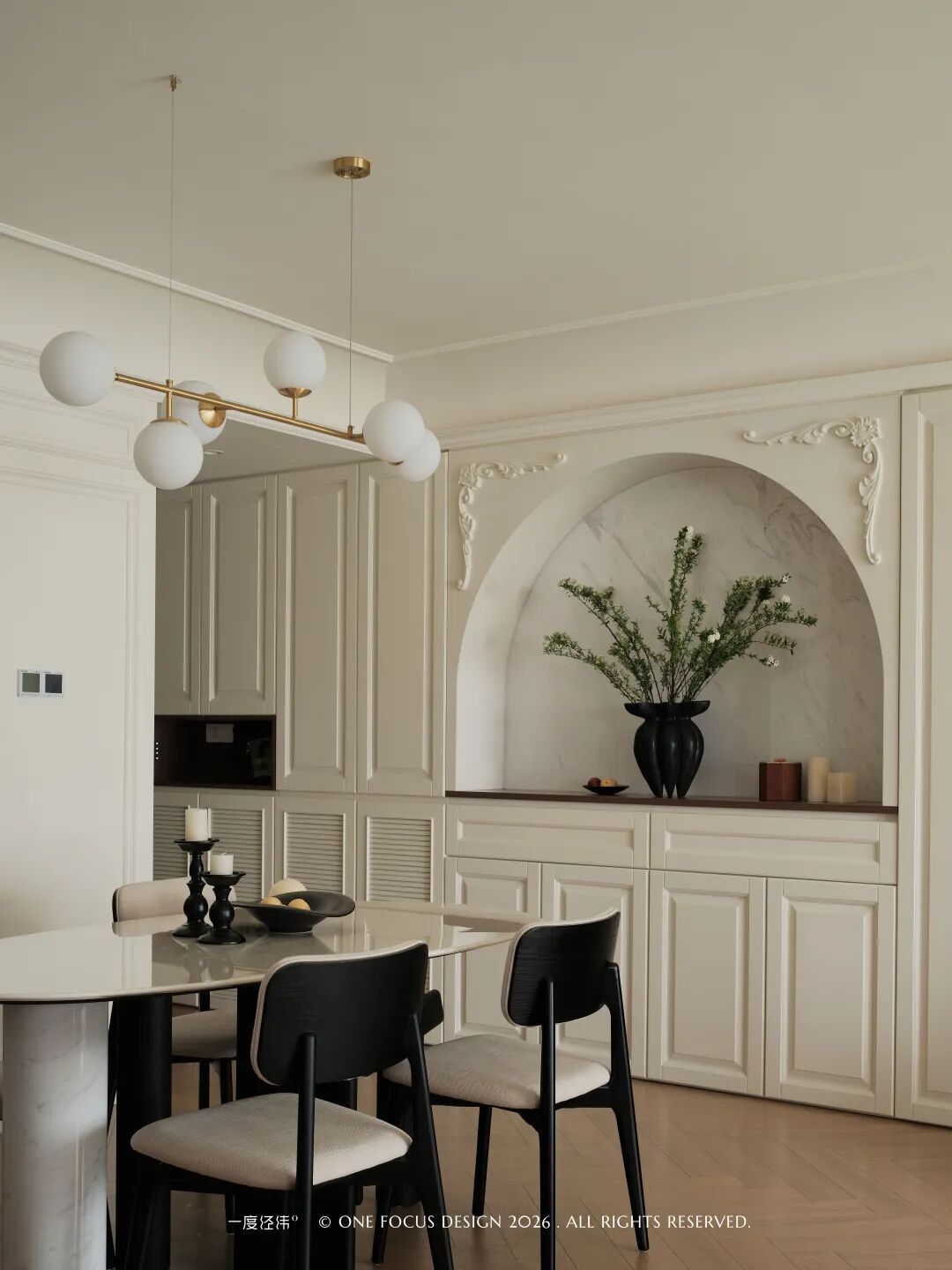 生活家° 轻法式与中古风相融居所改造等多个项目丨One Focus Design 一度经纬°-21