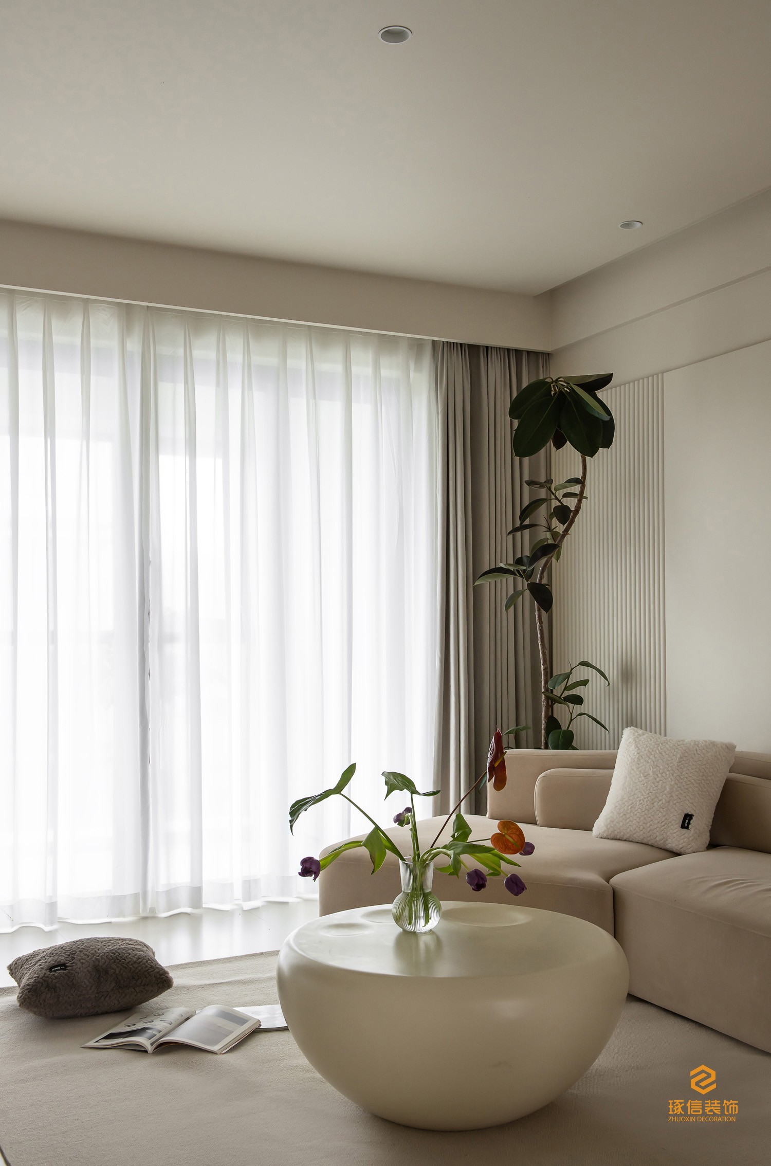 奶油混搭风家居设计丨琢信装饰-5