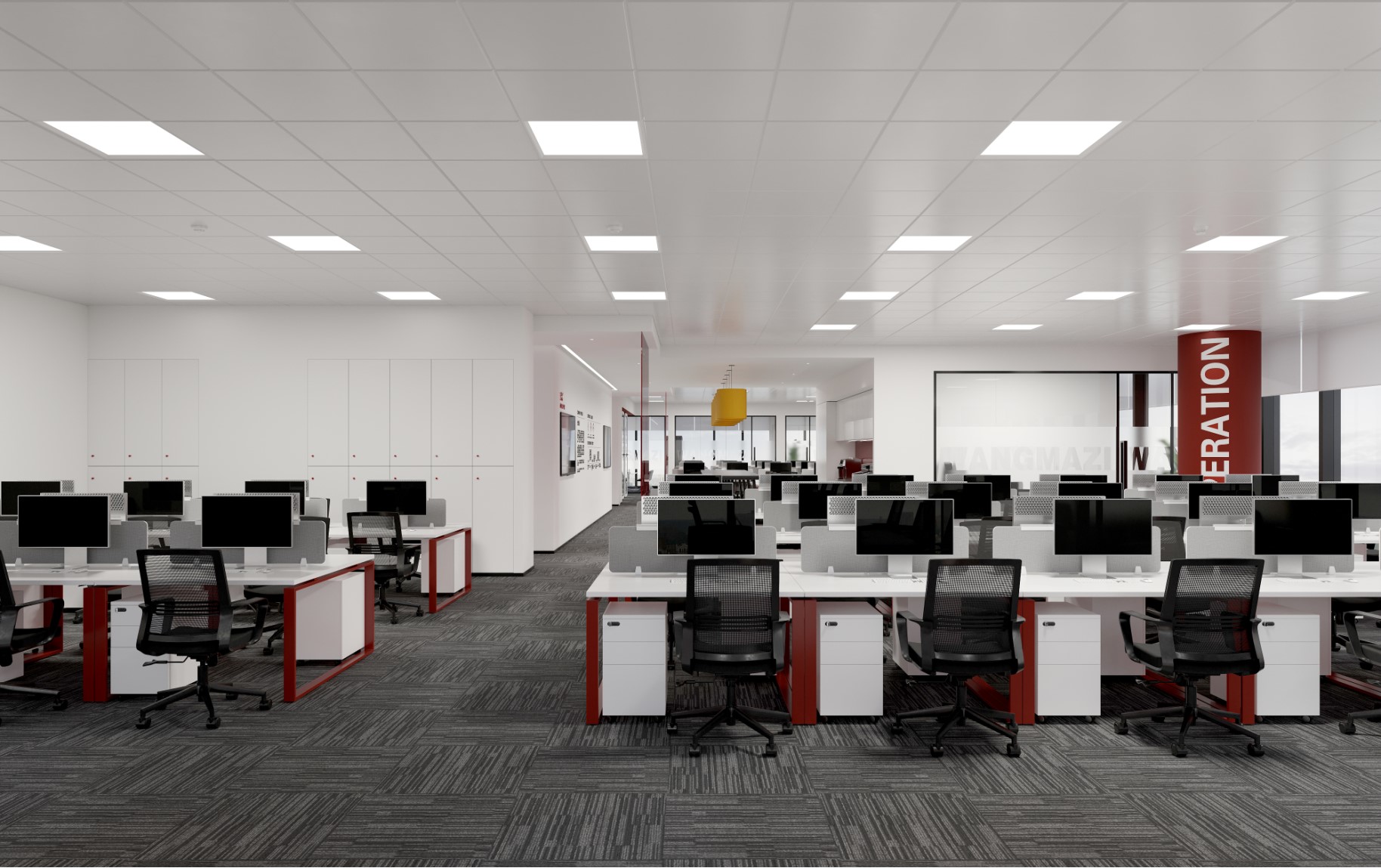 广州王麻子电子商务办公室丨中国广州丨云梯建筑空间设计-12