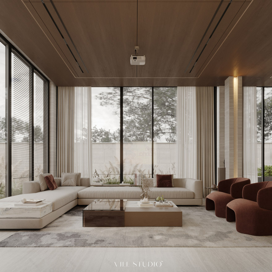 MODERN LUXURY BASEMENT INTERIOR | QATAR-1