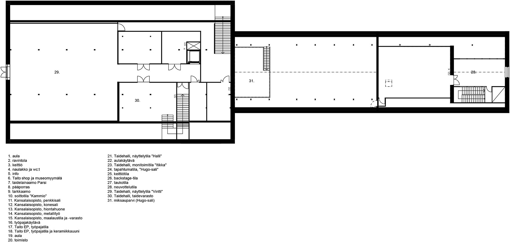 Kalevan Navetta文化艺术中心,芬兰 / Hirvilammi Architects-50