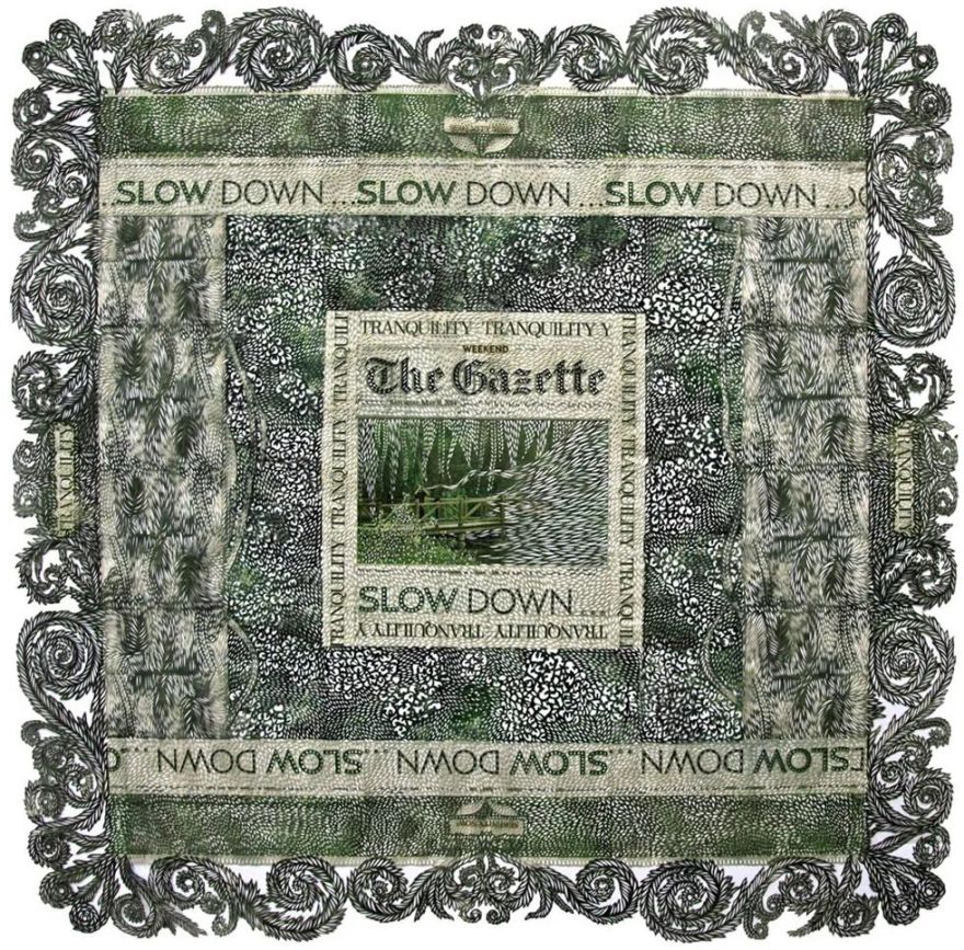 Myriam Dion 报纸改造艺术-43