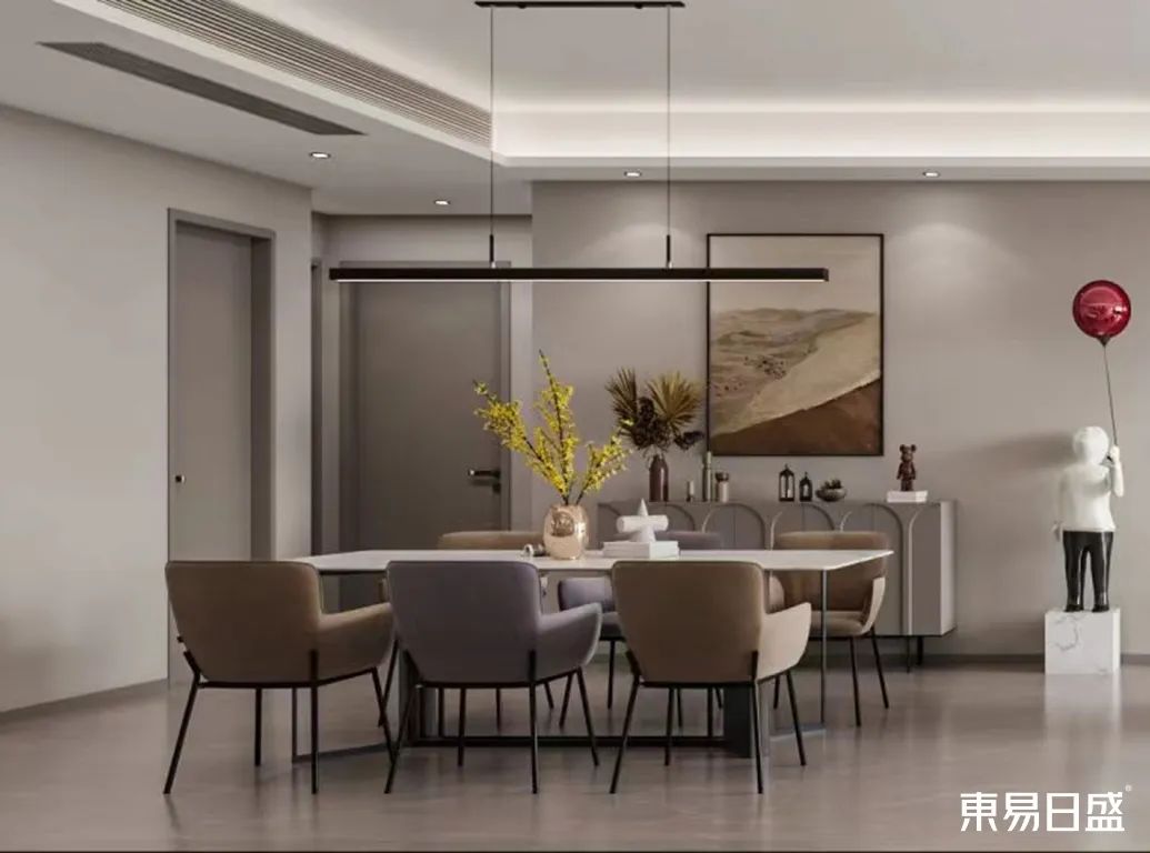 【案例】170㎡四居现代风格：这样搭建说有270㎡都不夸张！-37