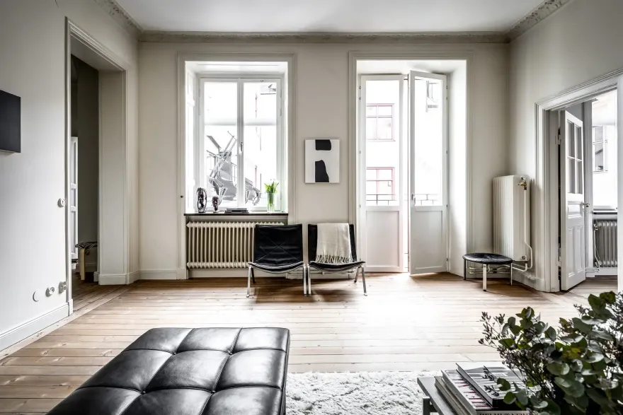 瑞典斯德哥尔摩的精致艺术设计公寓-4