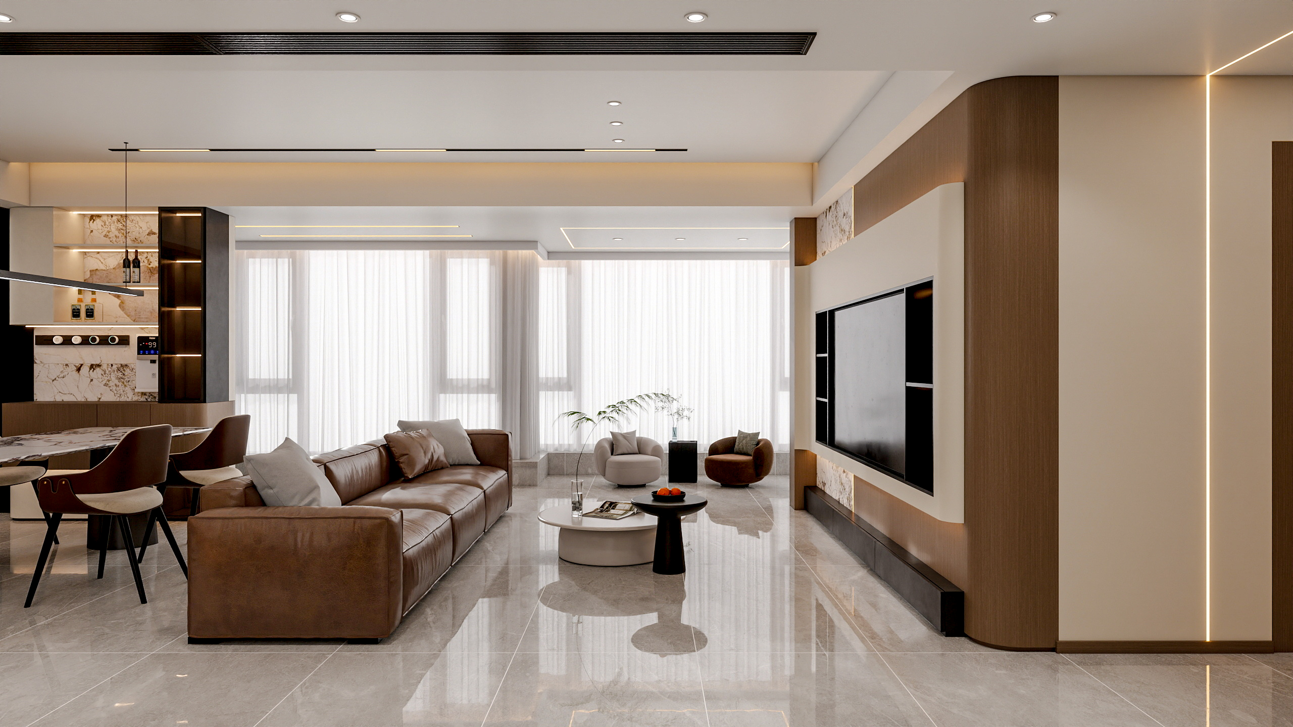 四川成都青羊樾府（123平意式三居室）-1