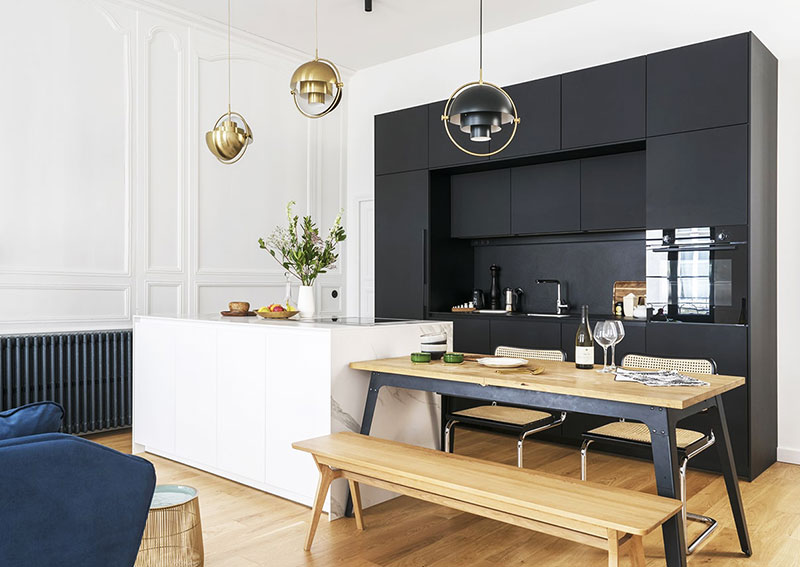 位于法国雷恩具有古典特色的现代公寓-6