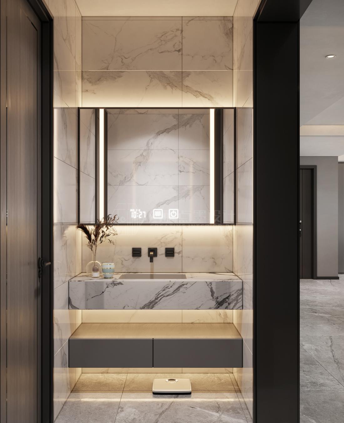 无界 光与影的交错 · 优雅家居空间设计丨云端点墨设计-21