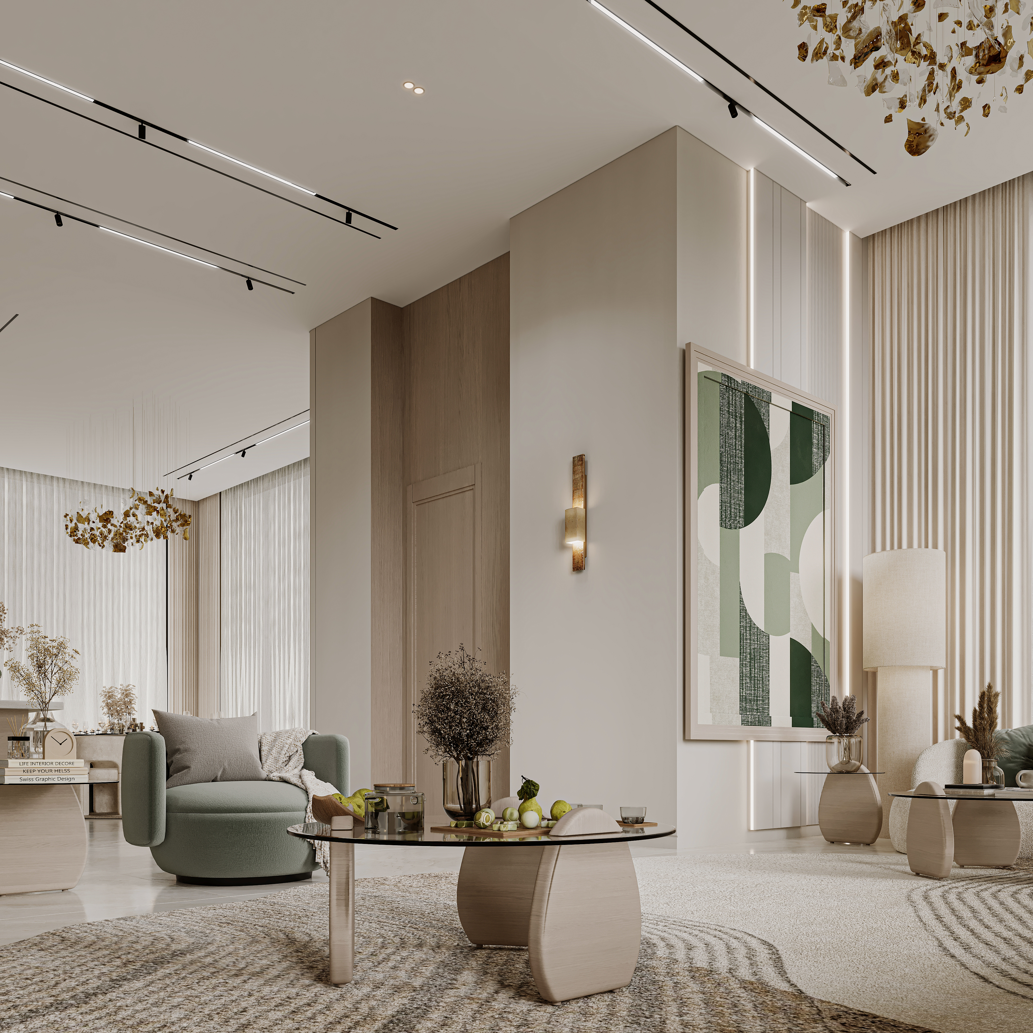 大厅室内设计丨KT_DESIGN STUDIO-25