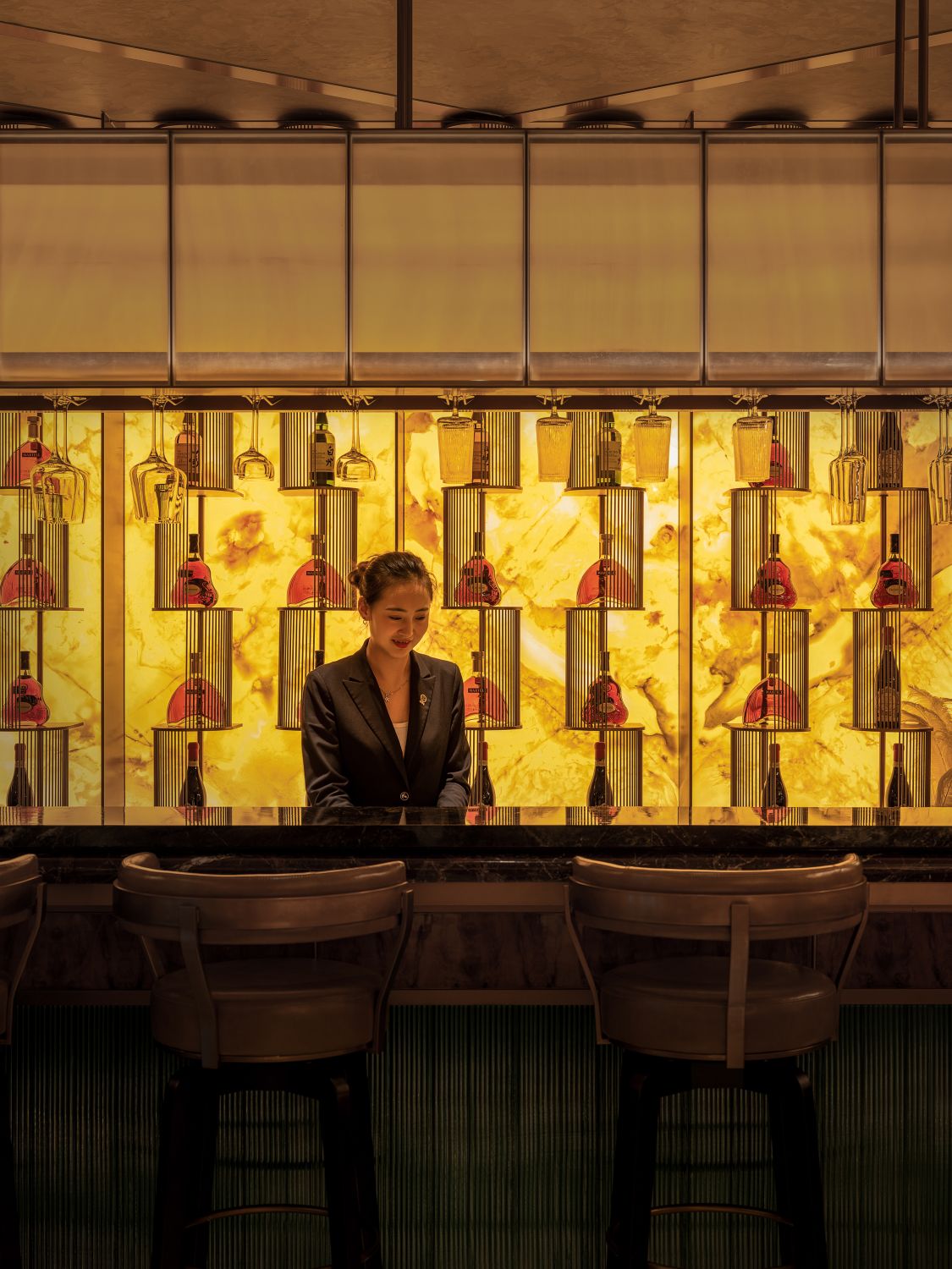 海湾荟 · 黄金地段的高端餐饮空间设计丨杭州肯纳室内设计有限公司-27